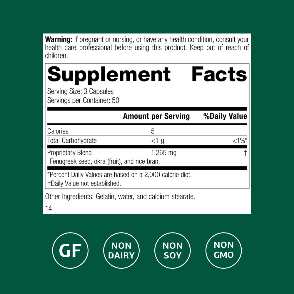 Standard Process Fen-Gre bottle label close-up emphasizing natural metabolism support