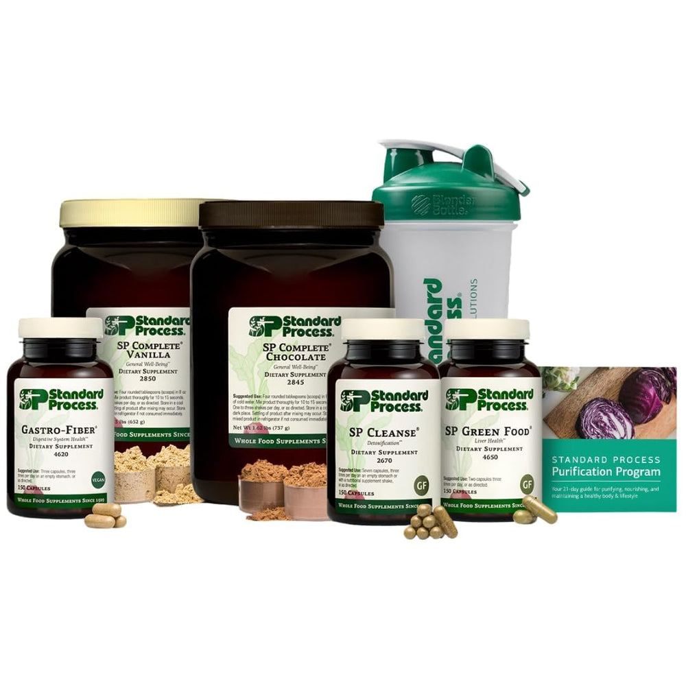 Close-up of Gastro-Fiber capsules in a bottle for plant-based digestive wellness.
