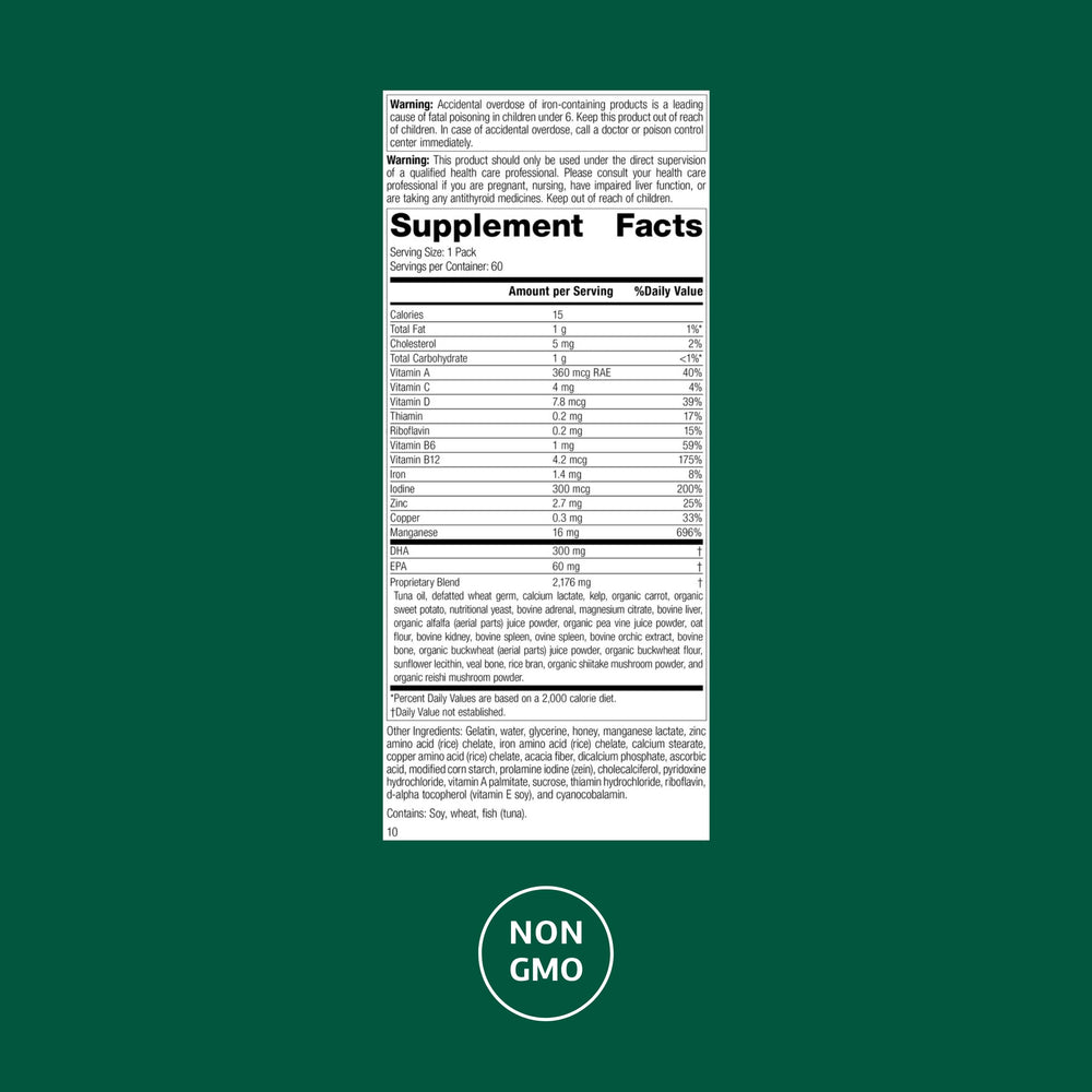 Standard Process General Health Pack single daily pack ready for on-the-go wellness.