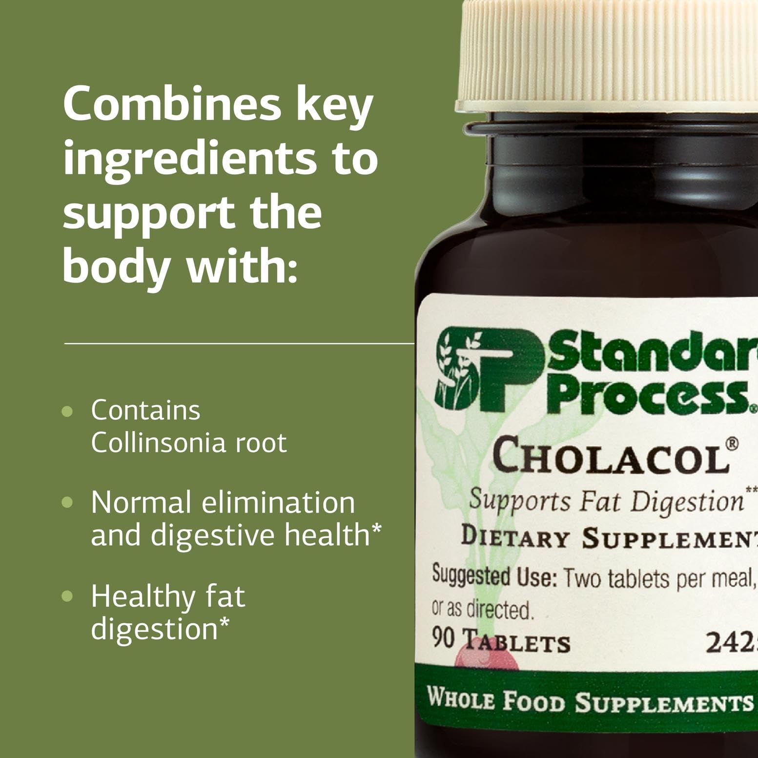 Cholacol packaging box with product details.