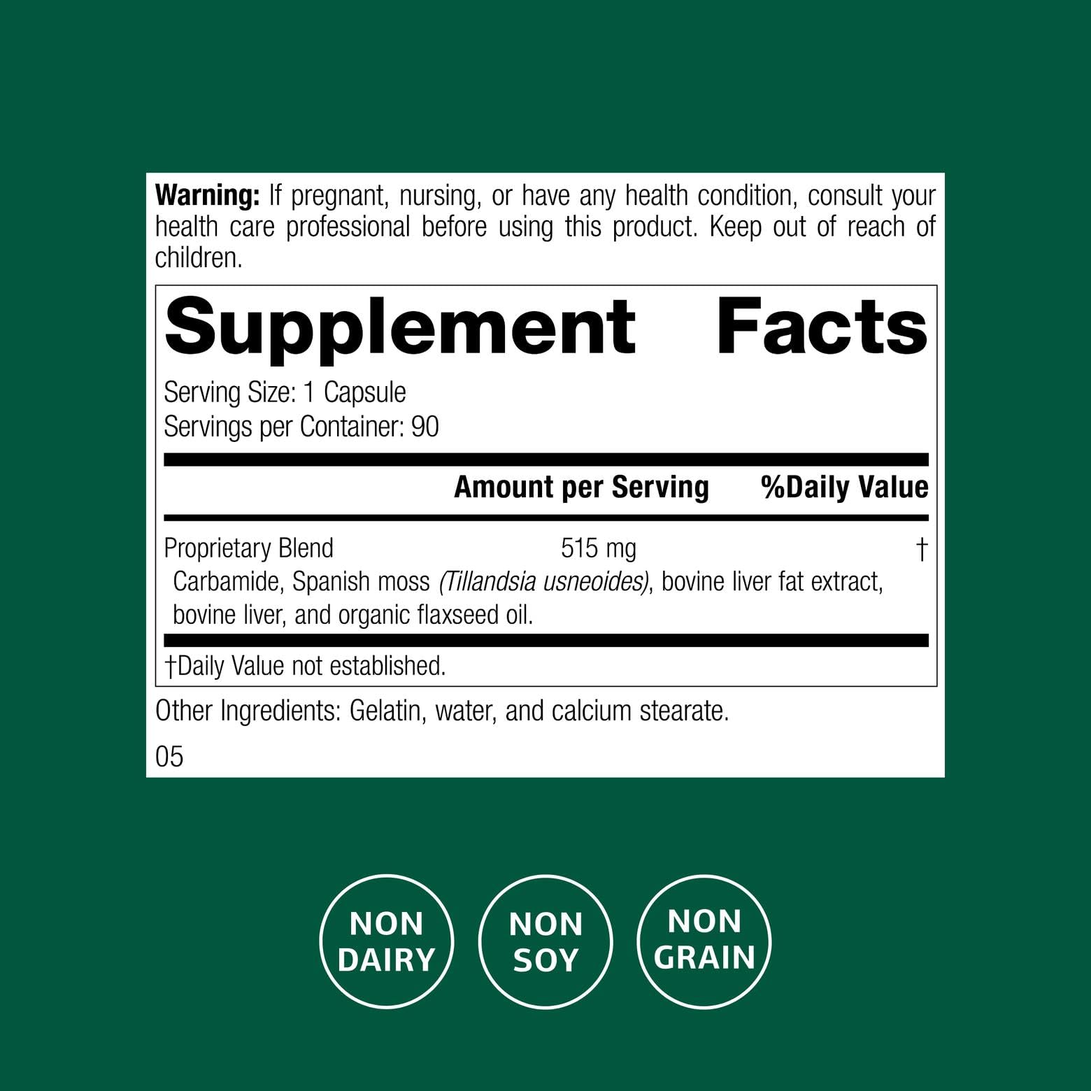 Standard Process Super-EFF cap opened revealing capsules for easy use.