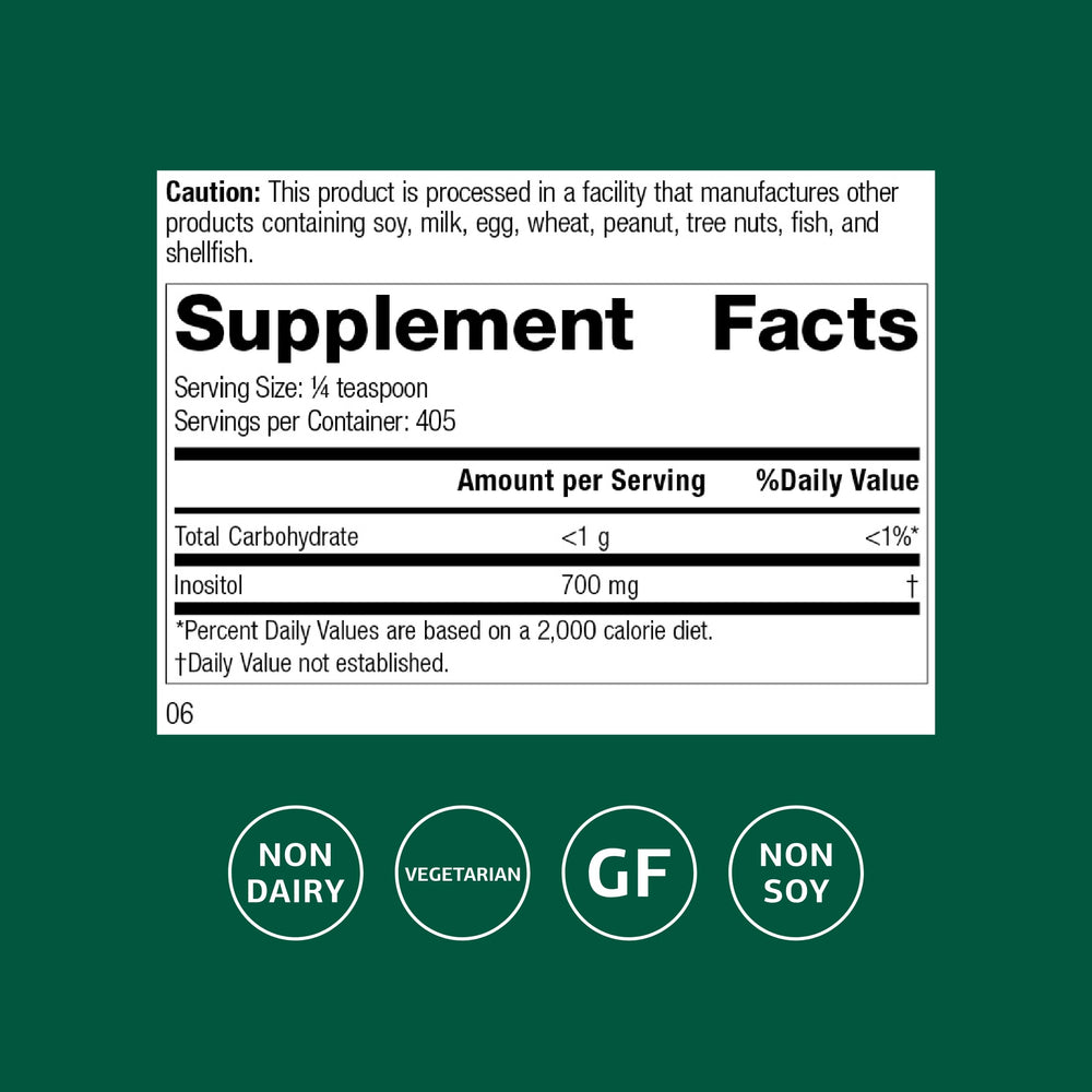 Standard Process Inositol Powder scoop-dispense showing precise measuring