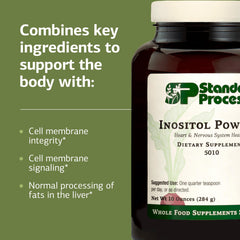 Standard Process Inositol Powder shake-mixer blending into a smoothie