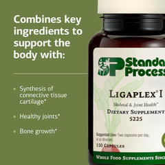 Standard Process Ligaplex I label back emphasizing whole-food nutrition.