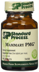 Standard Process Mammary PMG 90 tablets bottle for daily mammary gland support.