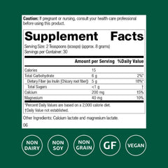 Standard Process Prebiotic Inulin bottle highlighting immune support in the gut