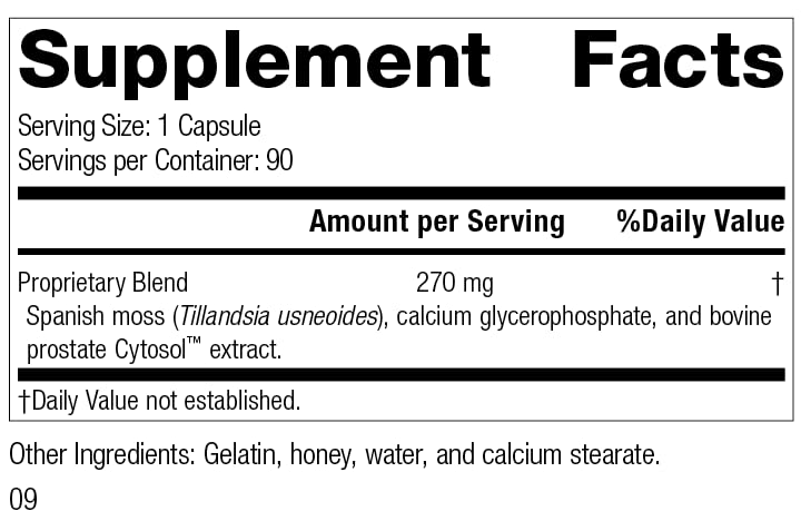 Close-up of Prost-X capsules emphasizing natural, whole-food nutrition.