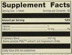 Standard Process Prostate PMG label shows ingredient profile and usage guidance