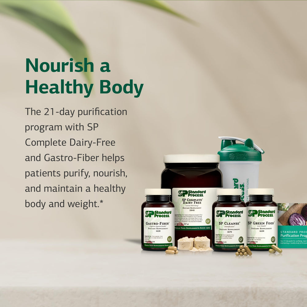 Standard Process Purification Kit Gastro-Fiber packets support digestive comfort and regularity.