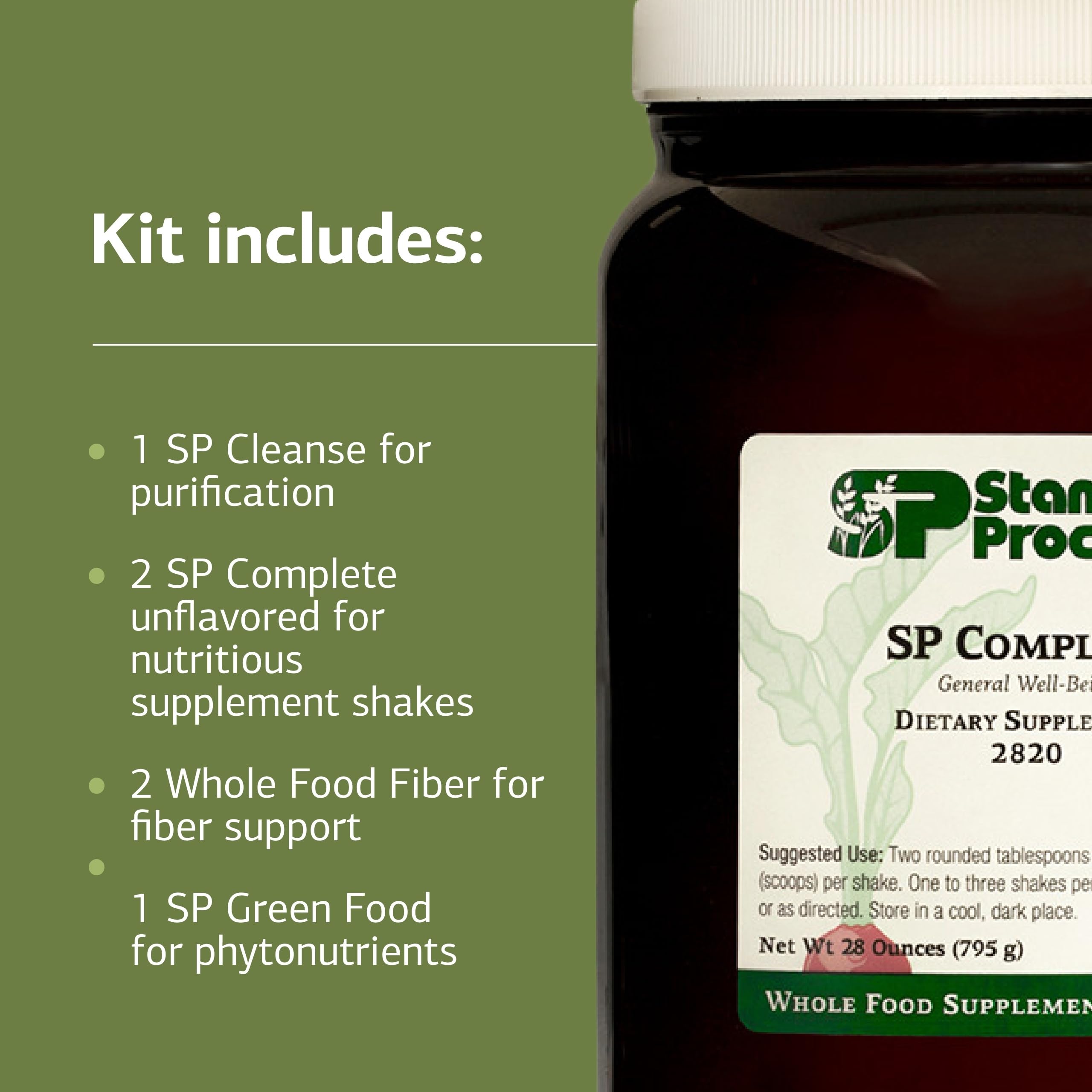 Standard Process Purification Kit with SP Complete & Whole Food Fiber ...