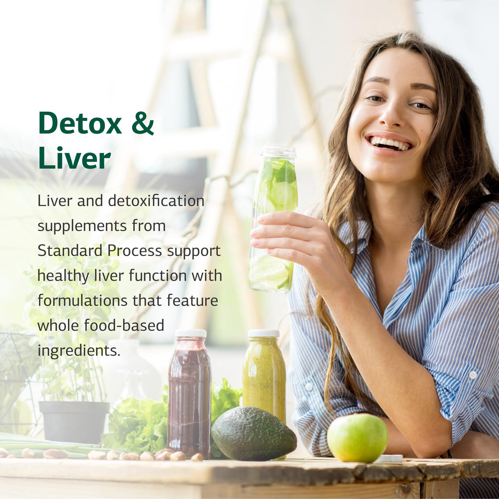 Standard Process purification program guide booklet opened for user-friendly detox planning.