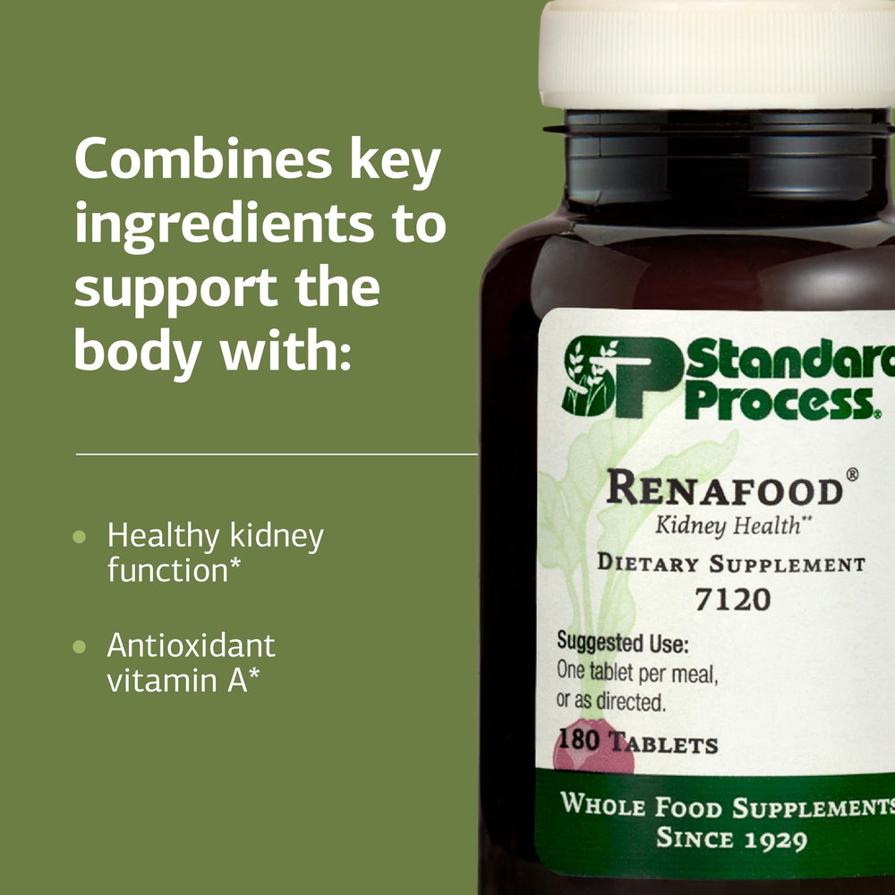 Standard Process Renafood bottle pour ready for daily antioxidant routine.