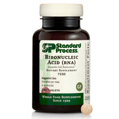 Standard Process RNA bottle front with vegan, gluten-free labeling for cellular support.
