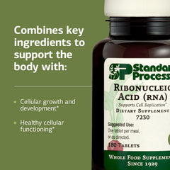 Standard Process RNA bottle on white background suggesting premium whole-food formulation.