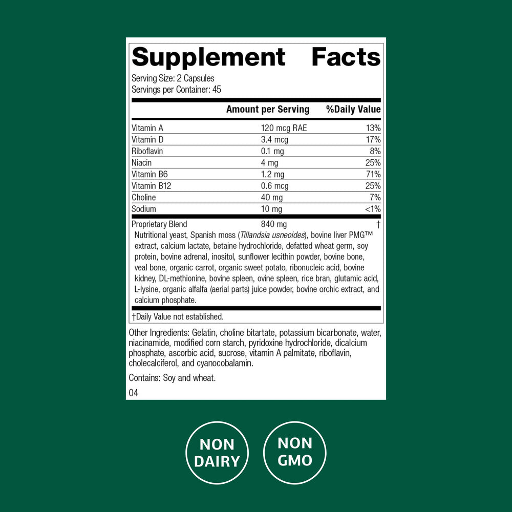 Senaplex bottle label highlights brain and cellular health benefits.