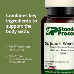 Standard Process St. John's Wort-IMT box front showing gluten-free option