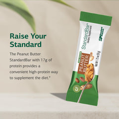 Standard Process StandardBar Peanut Butter nutty texture emphasizes natural ingredients and sustained energy.