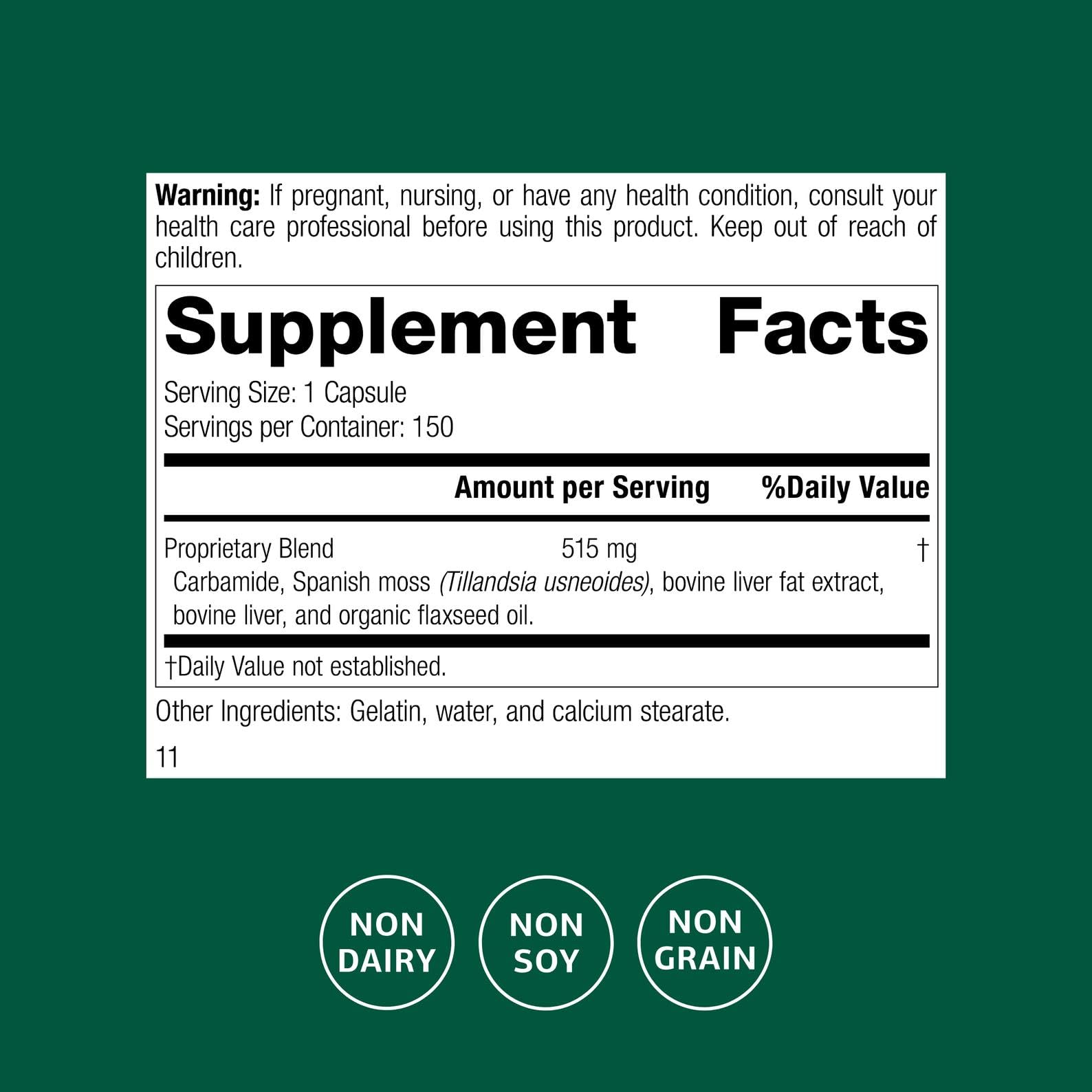 Standard Process Super-EFF capsules closeup highlights nitrogen-rich content for amino acid metabolism.