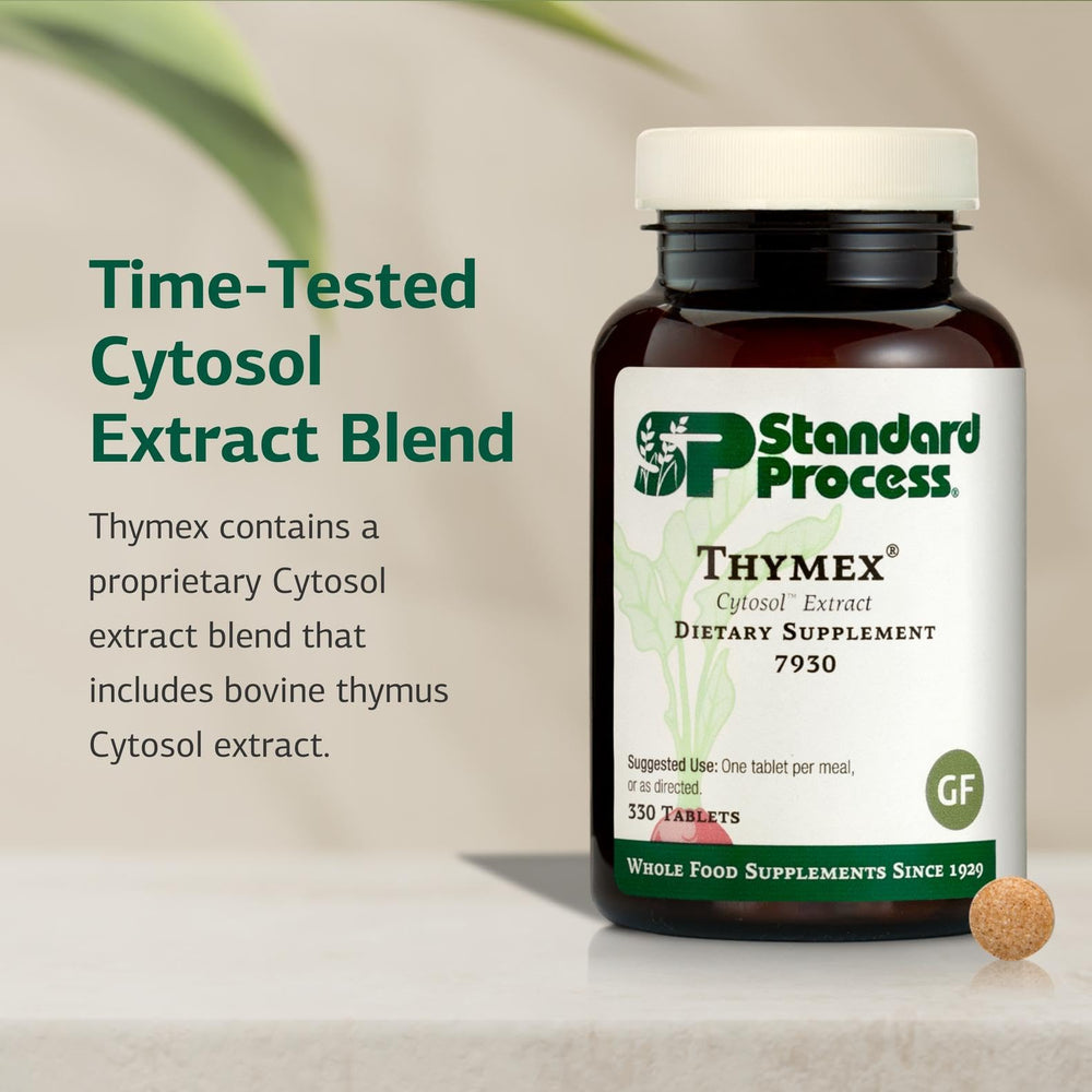 Thymex bottle and packaging shown for easy daily routine.