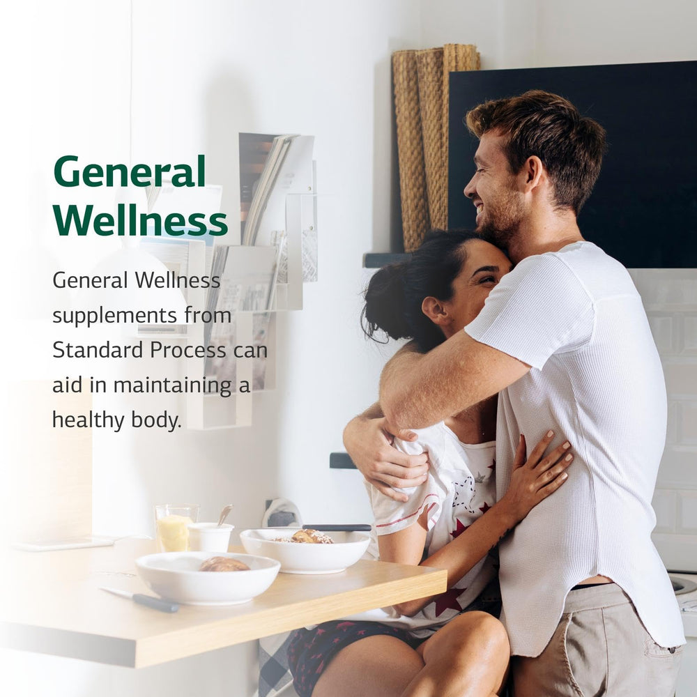Brand heritage of Standard Process emphasizes decades of science-backed nutrition.