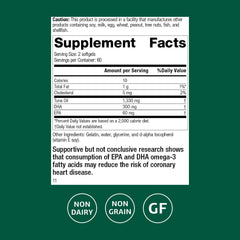 Standard Process Tuna Omega-3 Oil softgels for easy daily support