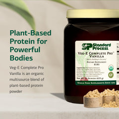 Standard Process Veg-E Complete Pro organic pea, pumpkin seed, and sesame protein blend