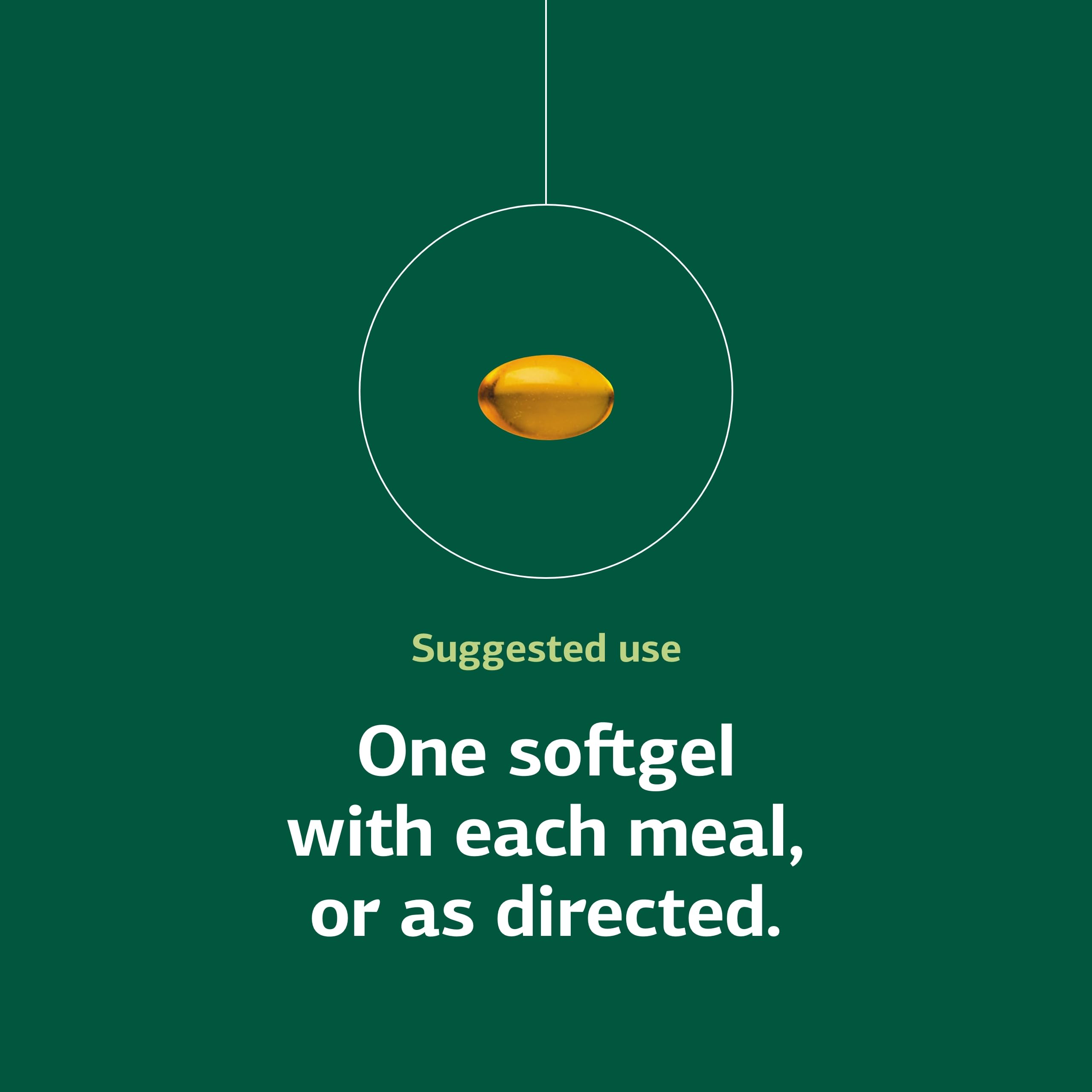 Dosage spoon with Standard Process Wheat Germ Oil Fortified softgels for easy daily intake.