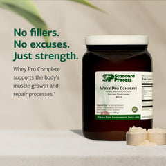 Standard Process Whey Pro Complete scoop for precise serving measurement