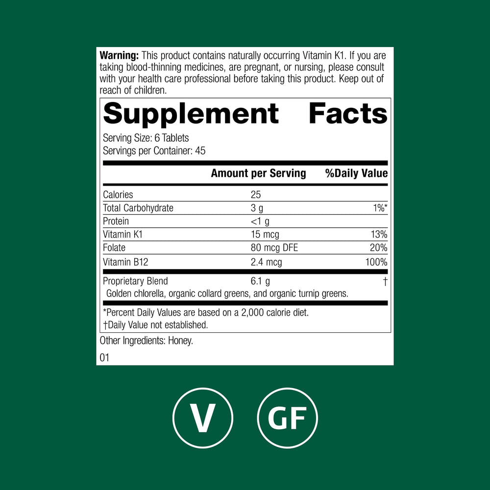 Standard Process Whole Food Folate capsules highlight natural folate sources without synthetic folic acid.