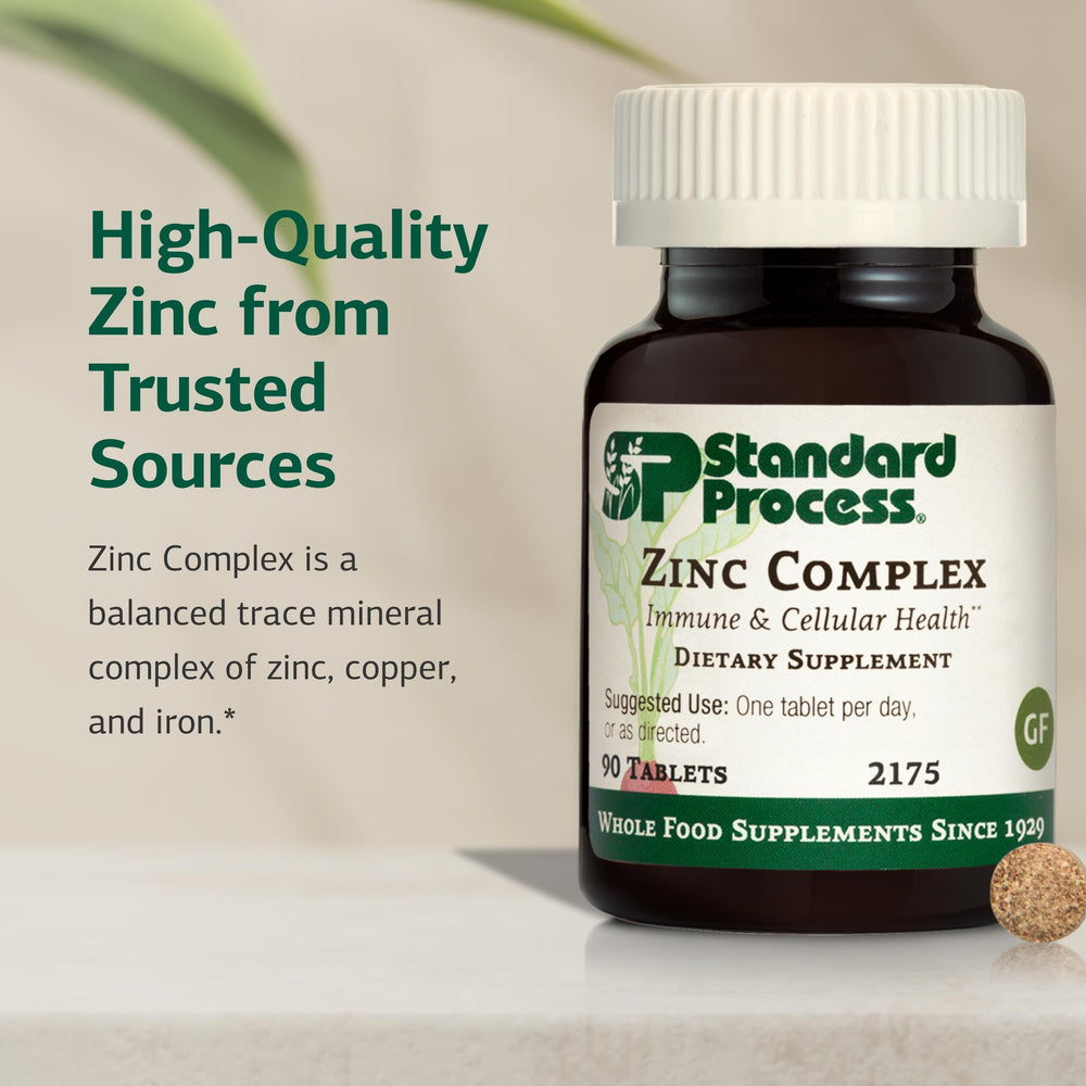 Standard Process Iron Standard Process Zinc Complex - Enzyme Function Support, Immune Health ...