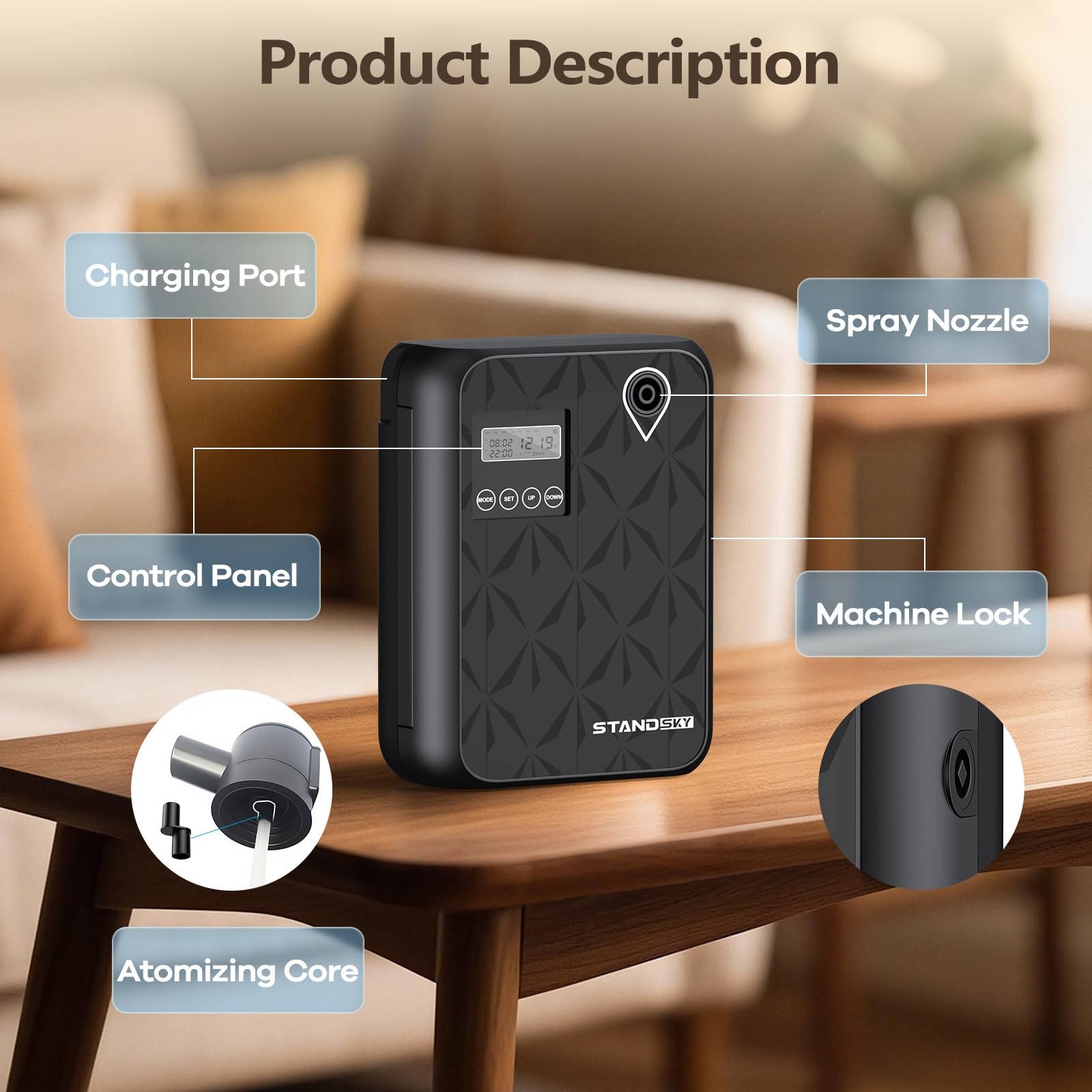 StandSky booster fan diffuser rapidly disperses aroma