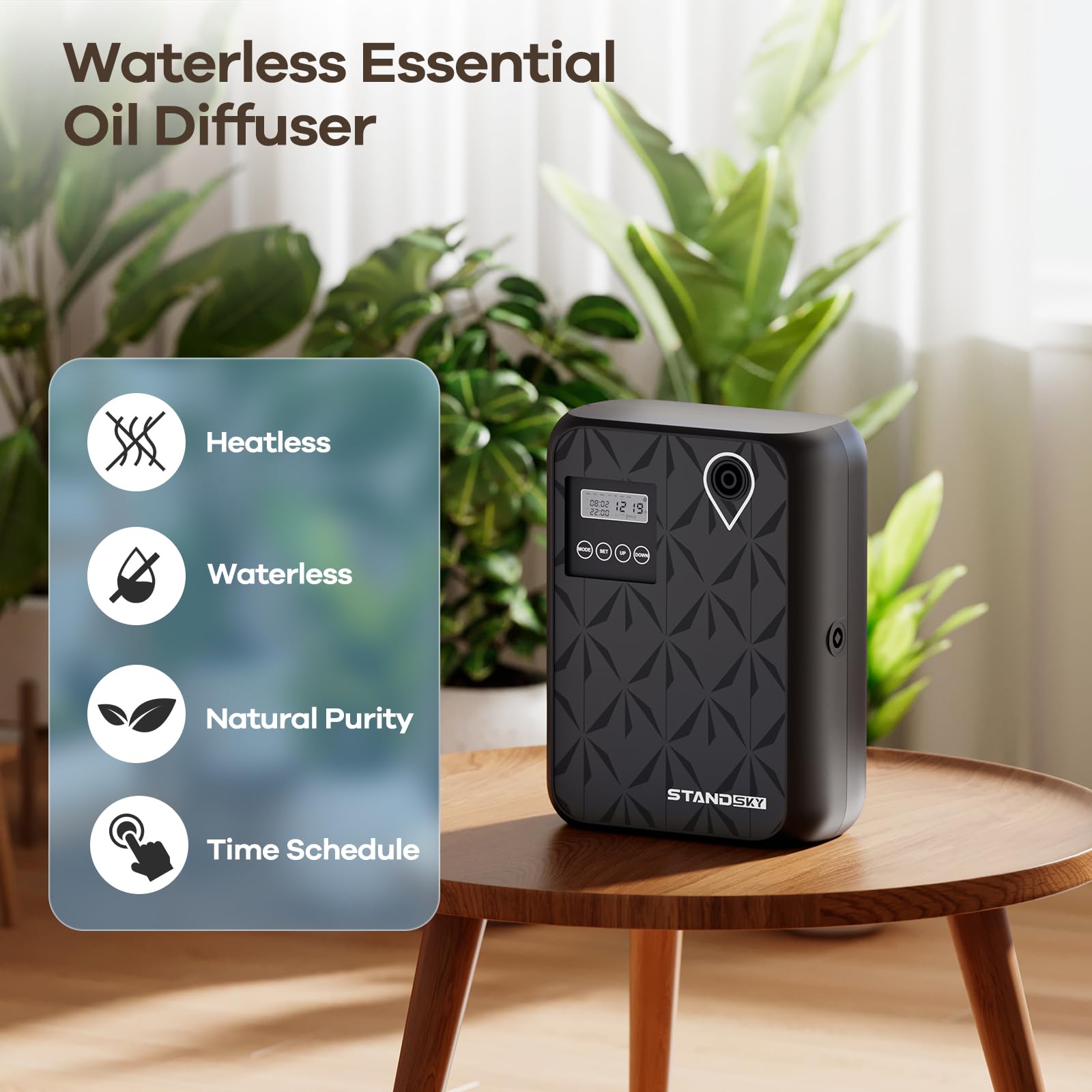 StandSky safety lock diffuser for secure, mess-free use