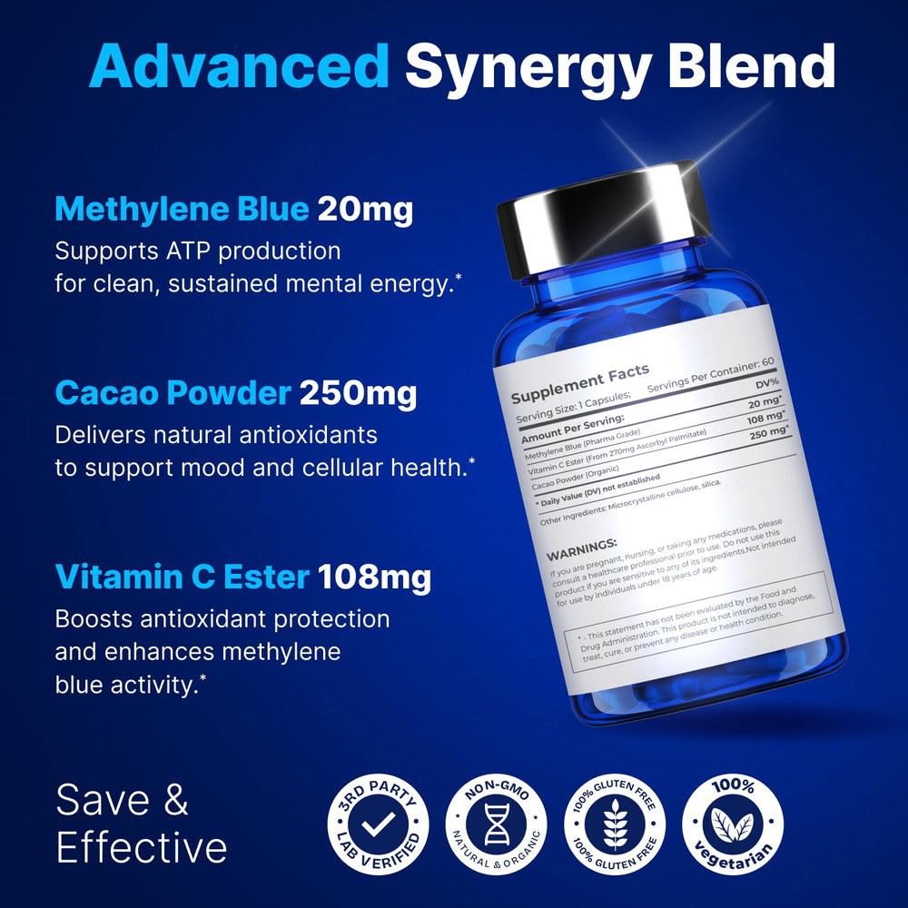 Packaging highlights USP grade formula for trusted quality.