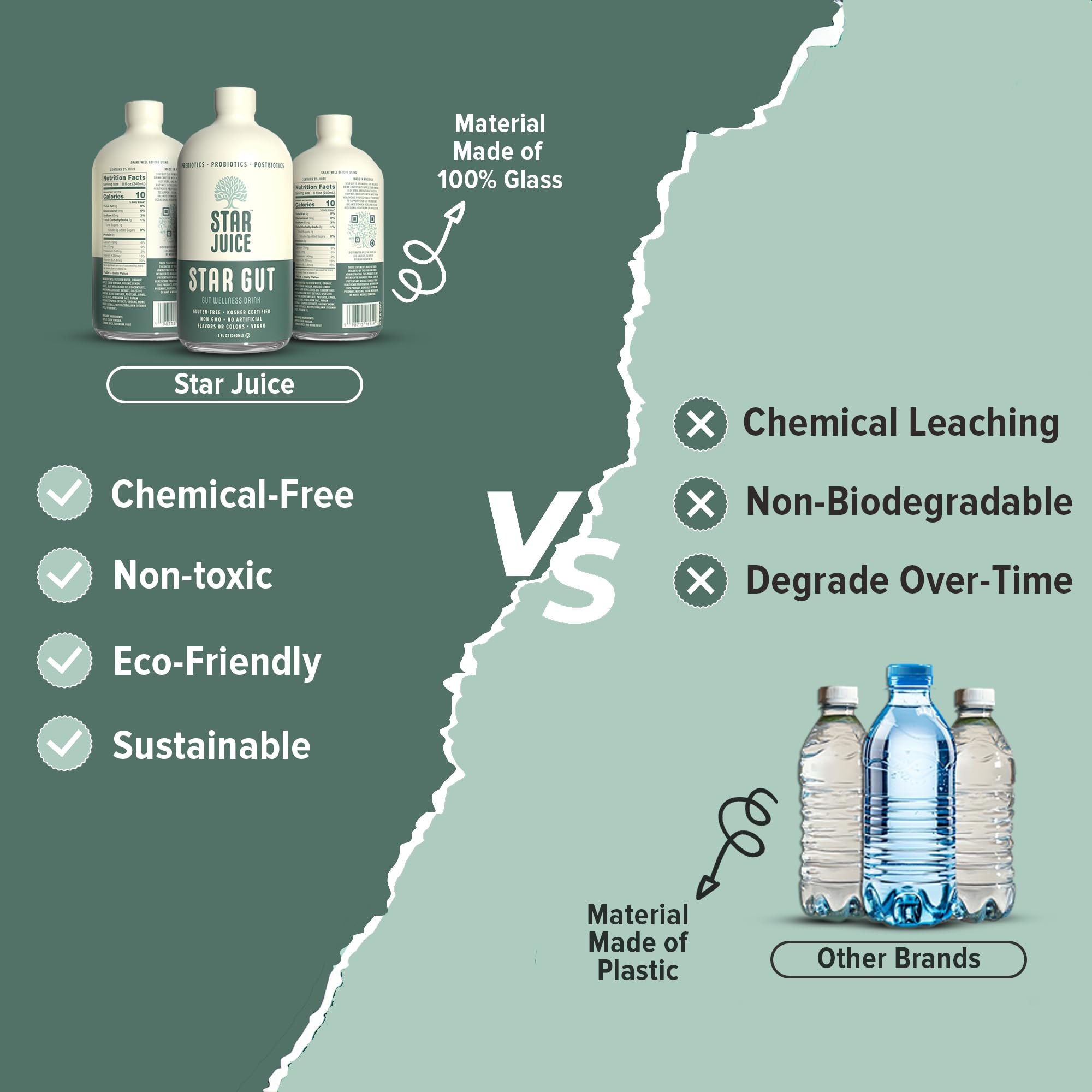 Star Juice bottle highlighting immune support and daily wellness