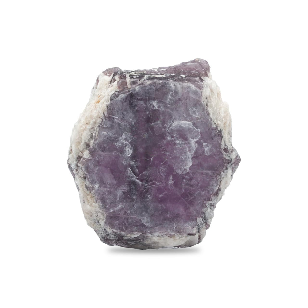 Close-up of Starborn Lepidolite specimen showing natural texture and gentle shimmer for collection.