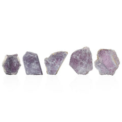 Starborn Lepidolite display piece shown in hand, illustrating compact, easy-to-display size.