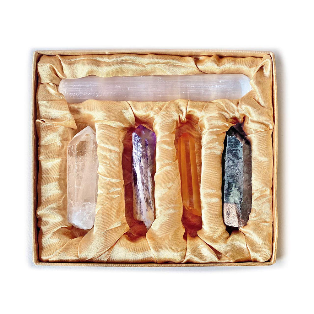 Starborn Master Healing Crystal Set display-ready crystals for serene spaces.