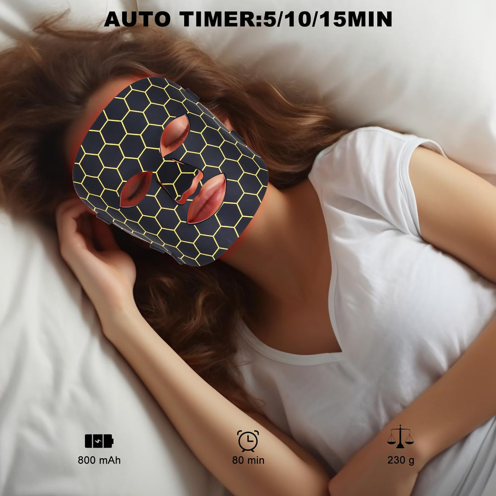 Starkik red light mask portable battery for on-the-go sessions.