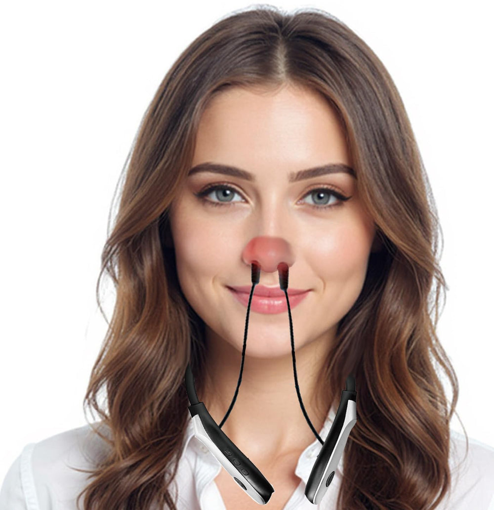 Starlite Smile red light nose device for convenient at-home nasal care.