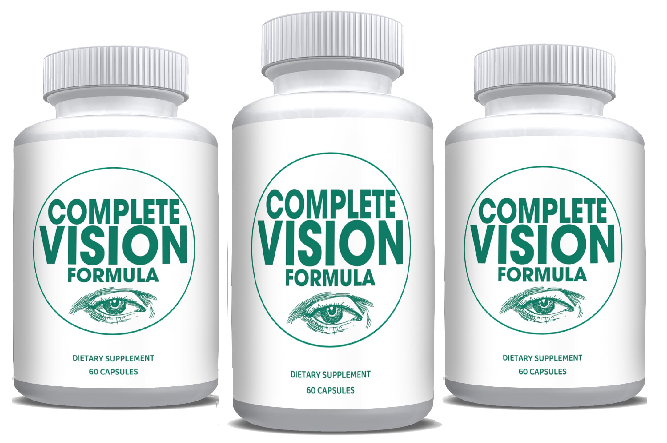 StarPass Labs Complete Vision bottle front view showing daily eye health support