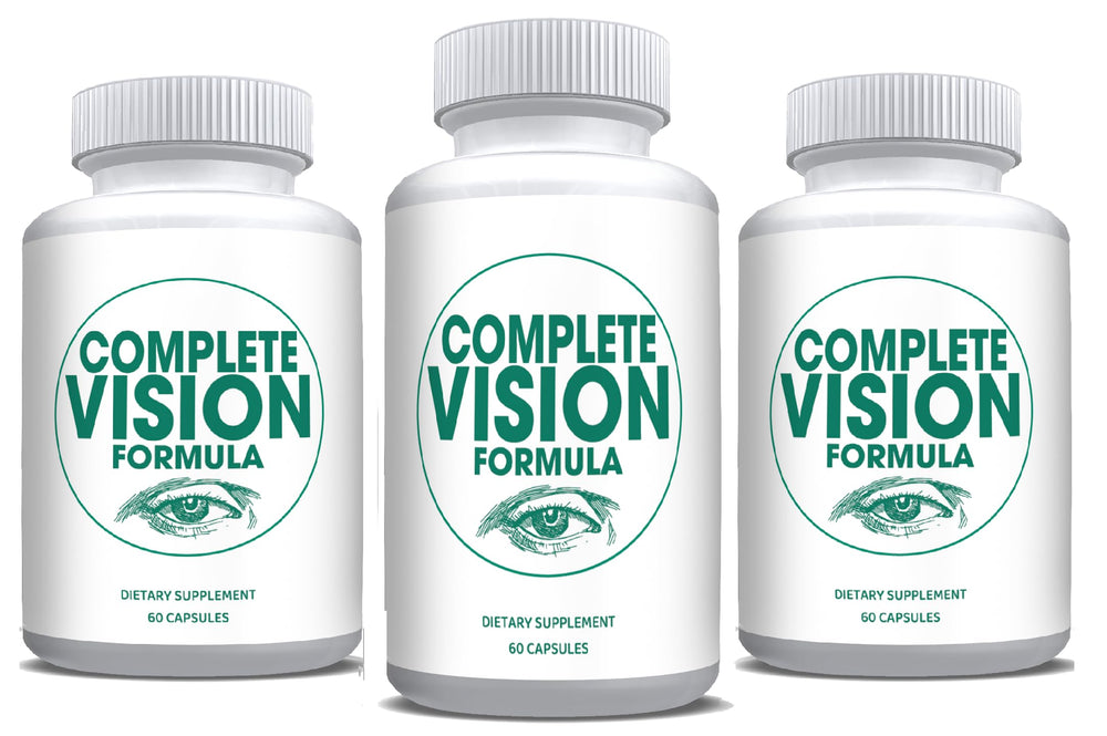 StarPass Labs Complete Vision bottle front view showing daily eye health support