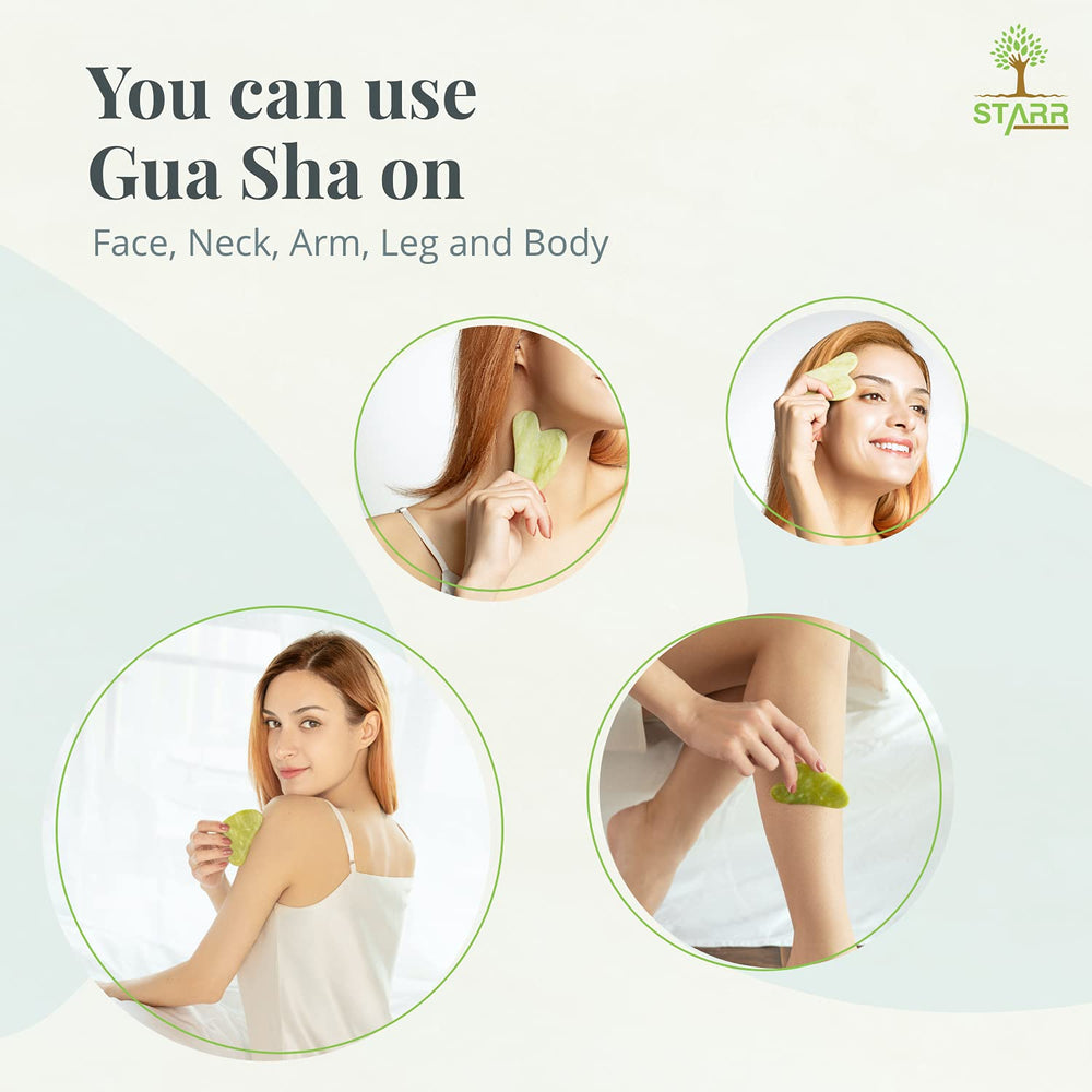 STARR GIA gua sha supports facial blood flow and a refreshed complexion.