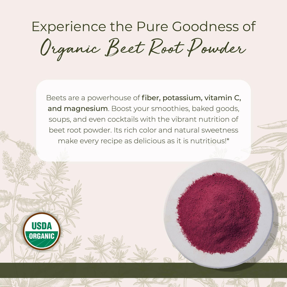 Starwest Beet Root Powder being poured for juice blends.