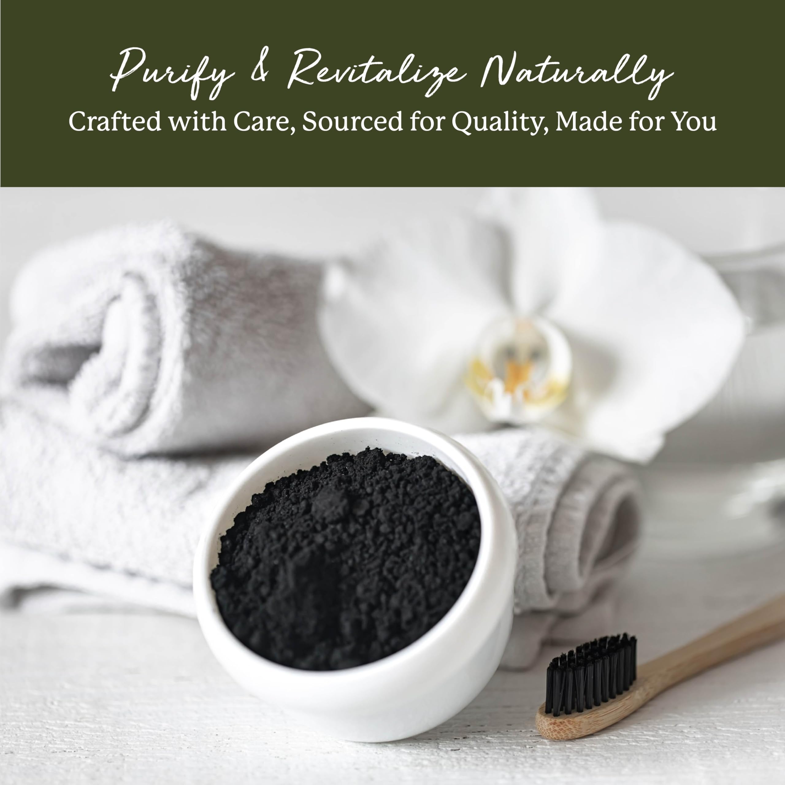 Starwest Botanicals Activated Charcoal cleaning powder ready for stain removal tasks.