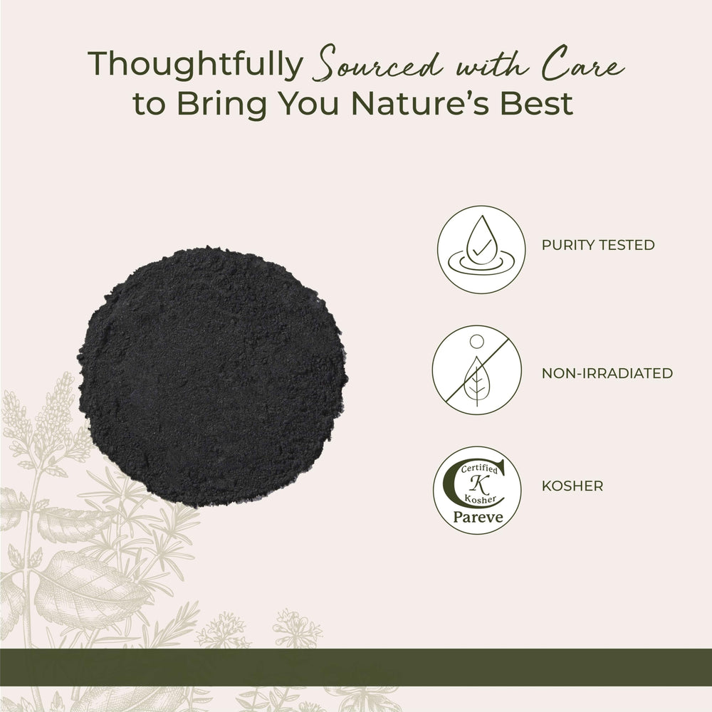 Starwest Botanicals Activated Charcoal Skin Care applied in cleansing routines.