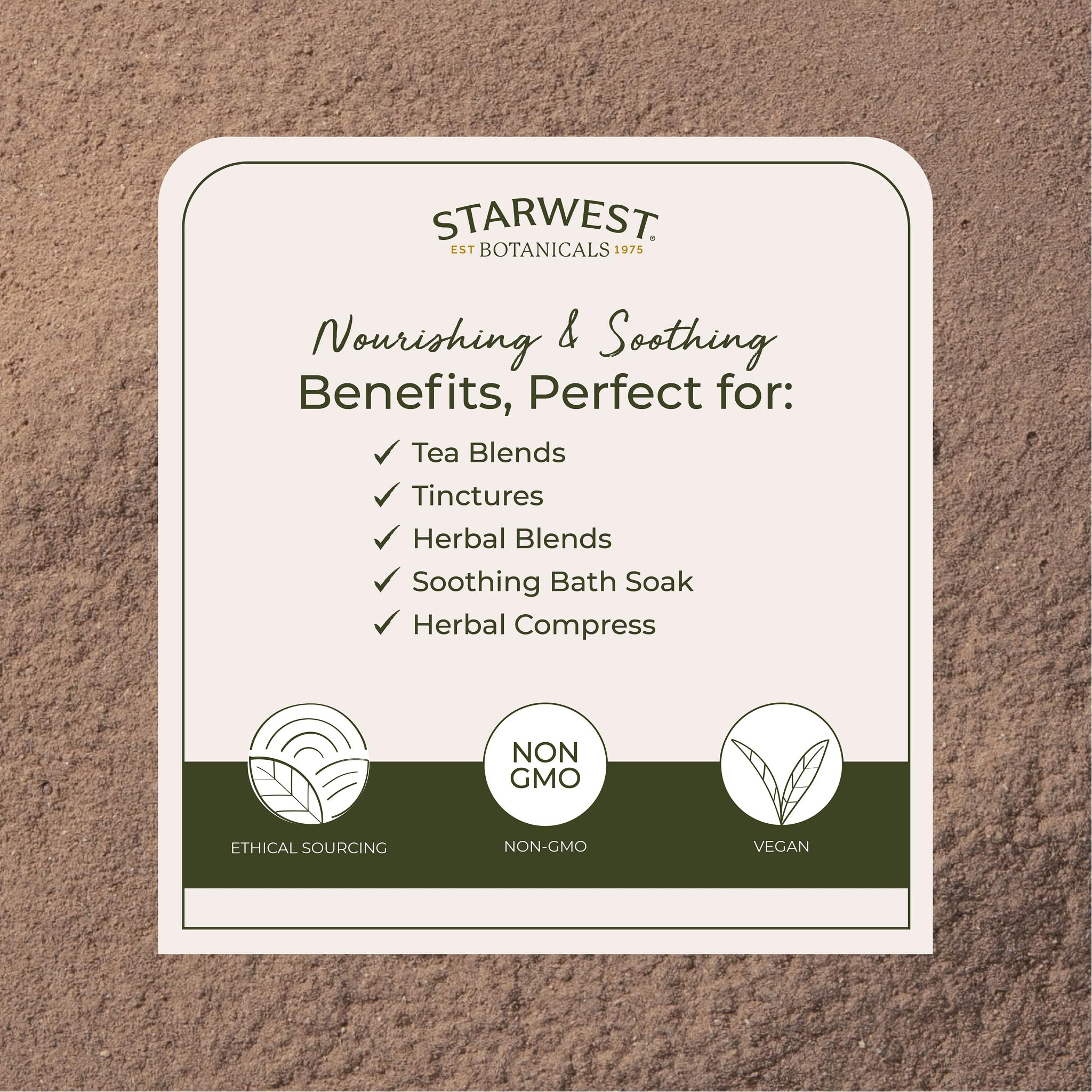 Starwest Botanicals burdock-root-powder tea brew, showcasing versatile use for beverages
