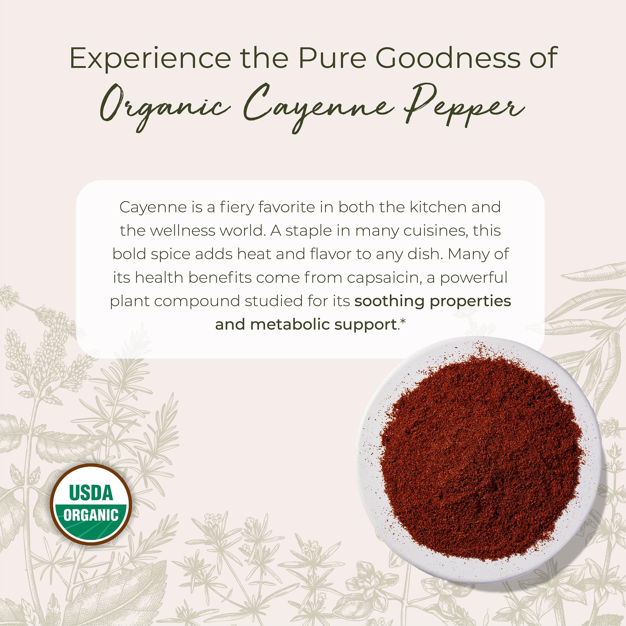 Starwest Cayenne powder closeup texture for even spice distribution