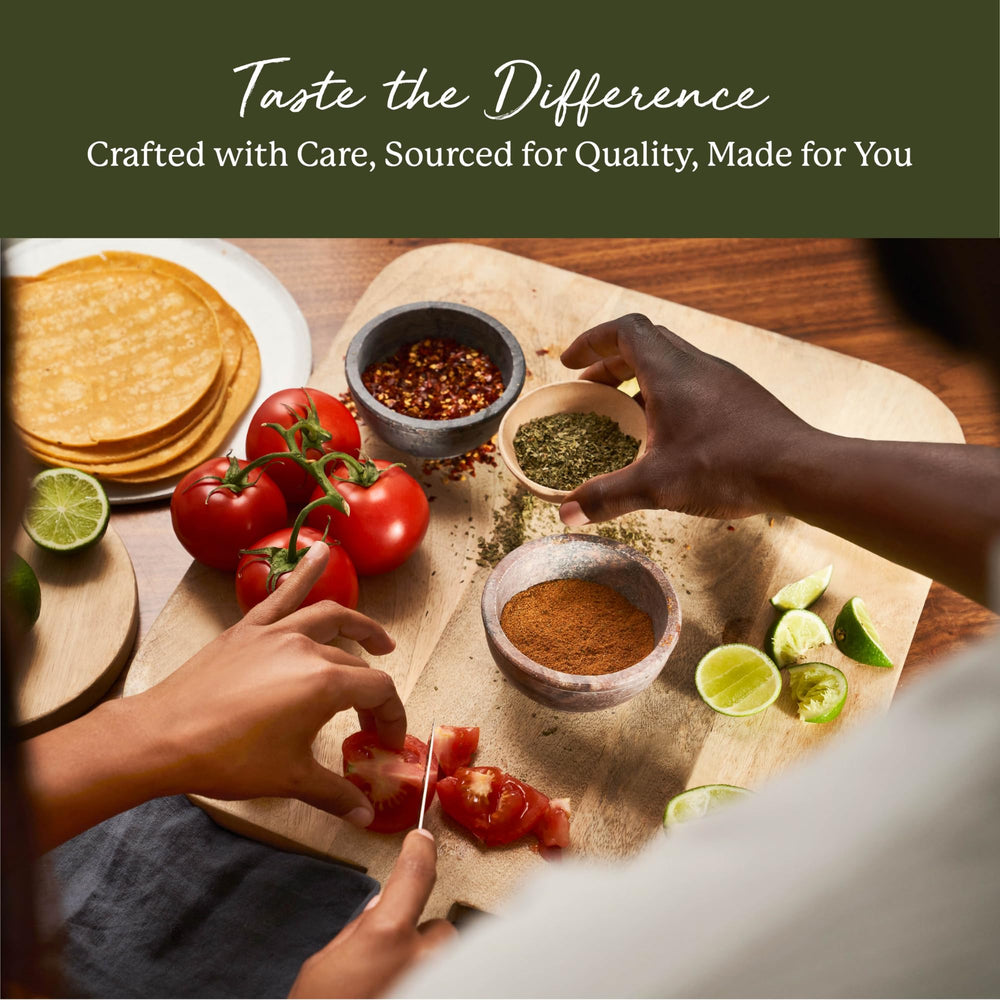 Starwest Botanicals Cayenne spice on plate enhances soups and sauces.