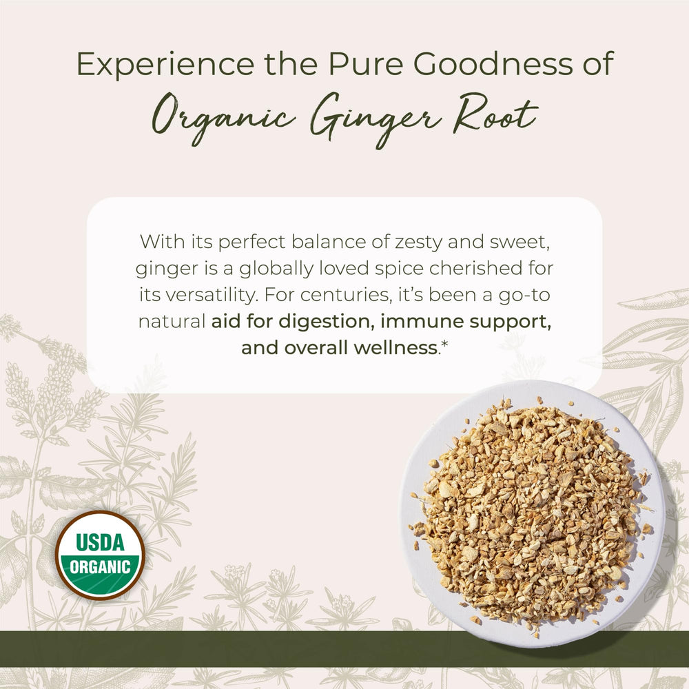 Starwest Botanicals dried ginger root cut and sifted for flavorful, versatile use.