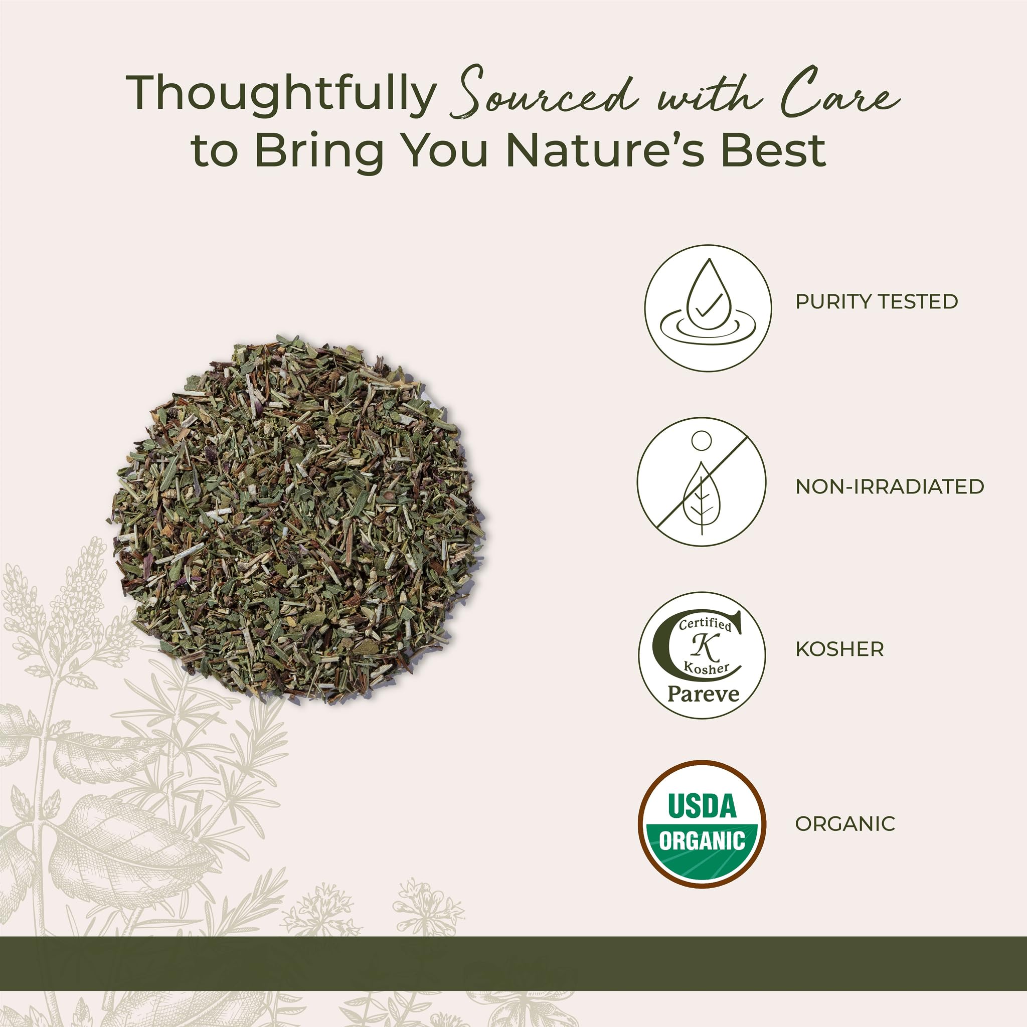 Starwest Botanicals Echinacea Angustifolia in a 4 oz pouch for easy storage and mixing